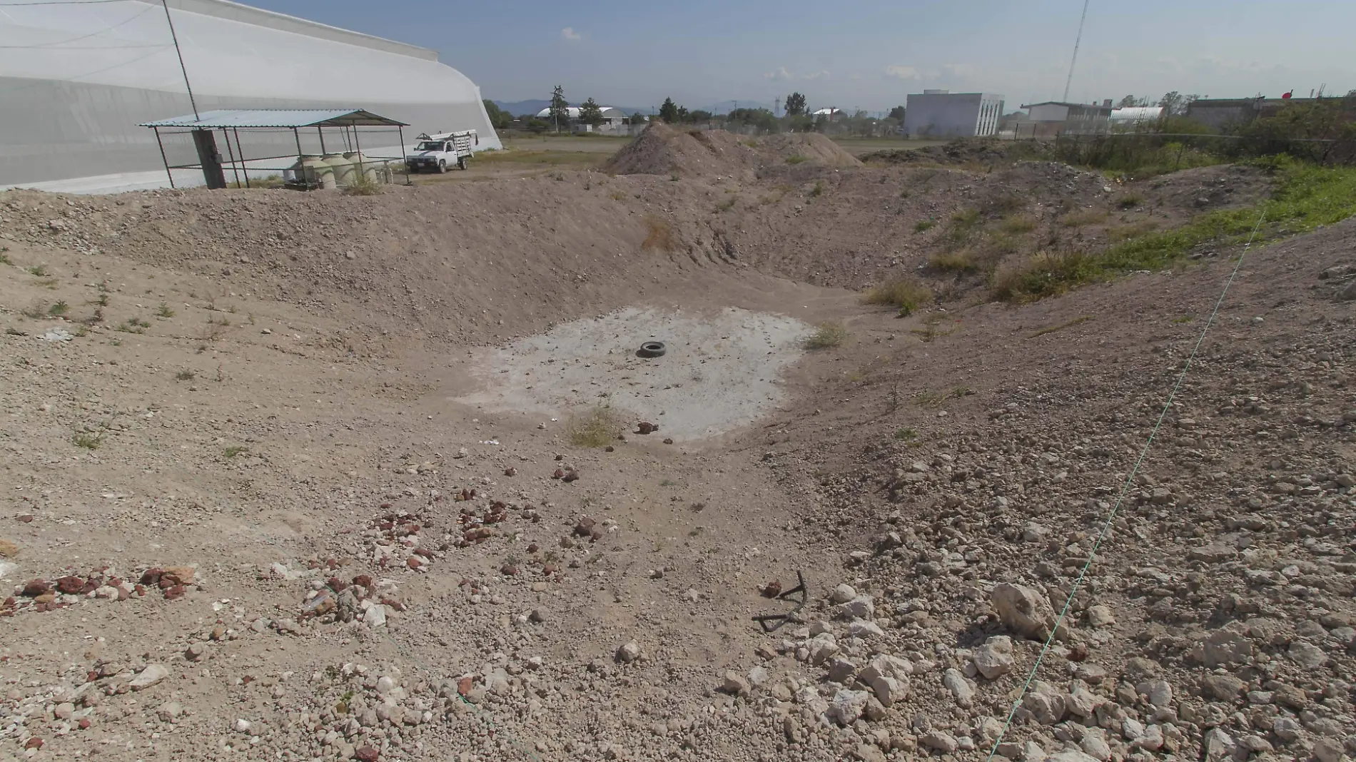 Confían en que gobierno municipal dará seguimiento al proyecto de olla de captación de agua.  Foto César Ortiz  El Sol de San Juan del Río.